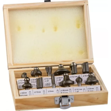 Набор STAYER Фрезы по дереву, 12шт 2992-H12 купить в Тюмени