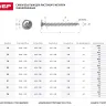 Саморезы ЗУБР с прессшайбой по листовому металлу до 0,9мм, PH2, 4,2х41мм, ТФ0, 4000шт 4-300190-42-041 купить в Тюмени