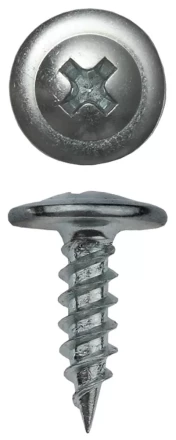 Саморезы ЗУБР с прессшайбой по листовому металлу до 0,9мм, PH2, 4,2х51мм, ТФ2, 300шт 4-300192-42-051 купить в Тюмени