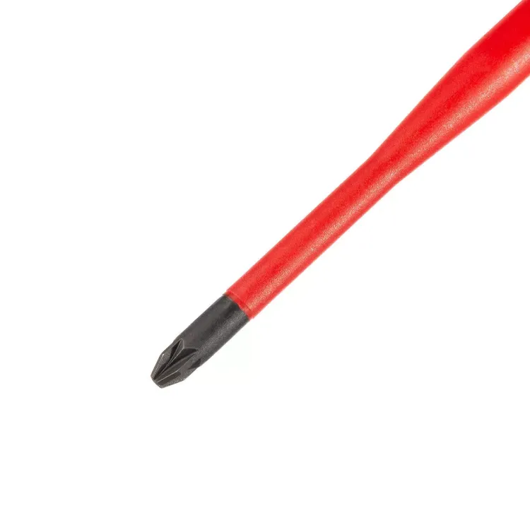 Набор диэлектрических отверток КВТ VDE НИО-2210к сталь S2, профиль SL, PH, PZ/FL и ключи для электрошкафов, 10 предметов (103017) купить в Тюмени