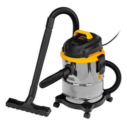 Пылесос строительный Denzel 28201 SVC15, 1200 Вт, бак 15 л, шланг 2 м купить в Тюмени