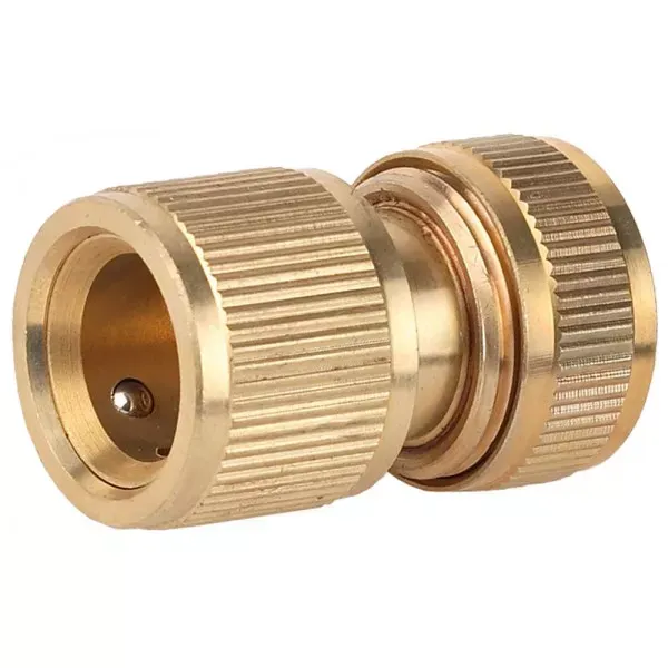 Соединитель GRINDA с автостопом, латунный, 1/2" 8-426129 купить в Тюмени