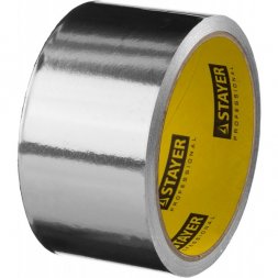 Алюминиевая лента, STAYER Professional 12268-50-10, до 120°С, 50мкм, 50мм х 10м 12268-50-10
