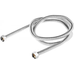 Подводка ЗУБР "ЭКСПЕРТ" сильфонная из нержавеющей стали, для воды, г/г (гайка-гайка), 1/2", 1,5м 51011-G/G-150