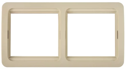 Панель СВЕТОЗАР &quot;ГАММА&quot; двойная горизонтальная, цвет бежевый SV-54146-B купить в Тюмени