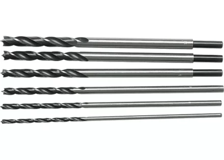 Набор сверл по дереву 6-8-10-12-13-14 мм L 300 мм 6 шт цилиндрический хвостовик SPARTA 702305 купить в Тюмени