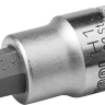 Торцовая бита-головка KRAFTOOL "INDUSTRIE QUALITAT", материал S2, HEX, сатинированная, 1/2", H12 27908-12_z01 купить в Тюмени
