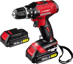 Дрель-шуруповерт 2 АКБ ДА-14.4-2-Ли КНМ2 серия МАСТЕР