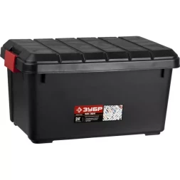Ящик ЗУБР "МАСТЕР" пластиковый со съемной крышкой, автомобильный, 610x370x330мм (24") 38184-24