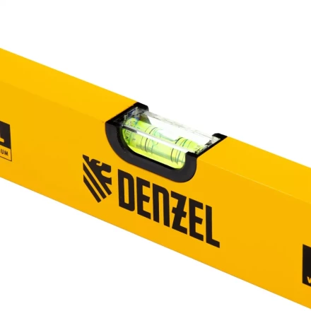 Уровень алюминиевый, 1200 мм, фрезерованный, 3 глазка Denzel 33684 купить в Тюмени