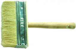 Кисть-макловица 30 х 70 мм натуральная щетина деревянный корпус деревянная ручка  Россия 84070
