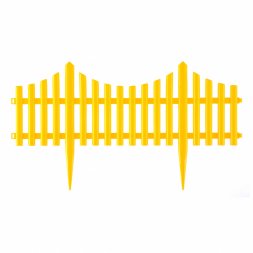 Забор декоративный Гибкий 24 x 300 см желтый Palisad 65016