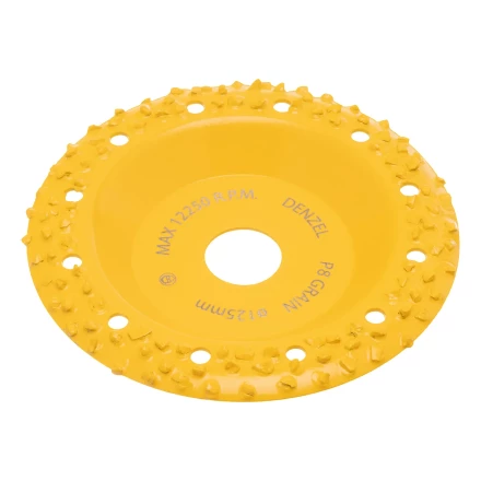 Чашка твёрдосплавная зачистная,125 мм, Наклонная, крупное зерно #8// Denzel 72976 купить в Тюмени