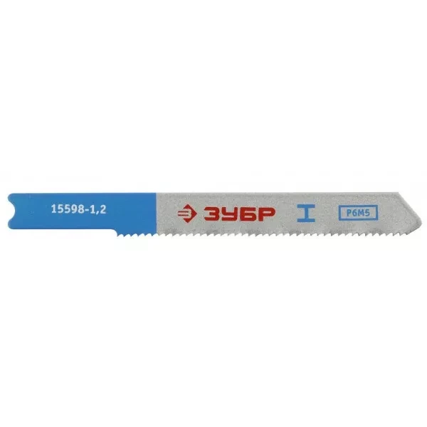 Полотна ЗУБР "ЭКСПЕРТ", U118A,  для эл/лобзика, HSS, по металлу, US-хвост., шаг 1,2мм, 50мм, 3шт 15598-1.2 купить в Тюмени
