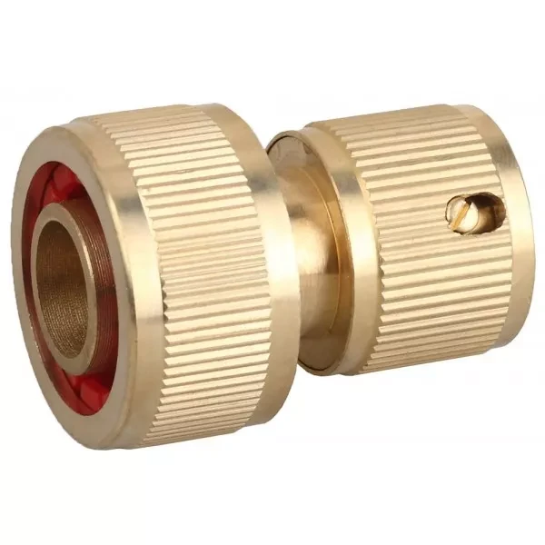 Соединитель GRINDA с автостопом, латунный, 3/4" 8-426130 купить в Тюмени