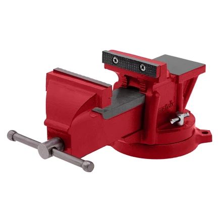 Тиски слесарные, 100 мм, поворотные, с наковальней// Matrix 18600 купить в Тюмени