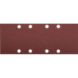 Лист шлифовальный ЗУБР "МАСТЕР", 8 отверстий, для ПШМ на зажимах, Р120, 93х230мм, 5шт 35591-120