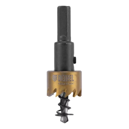 Коронка по металлу HSS, 20 мм, нитридтитановое покрытие Denzel 724101 купить в Тюмени