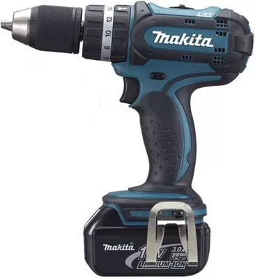Аккумуляторная ударная дрель-шуруповерт Makita BHP452RFE купить в Тюмени