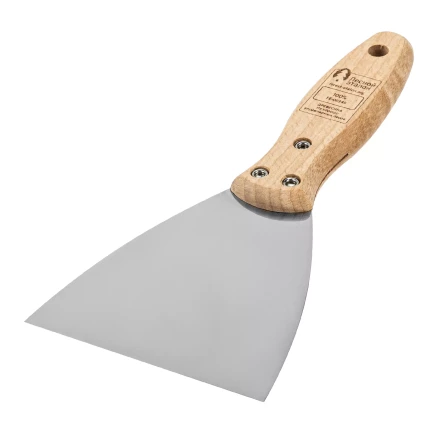 Шпательная лопатка из нержавеющей стали, 100 мм, буковая рукоятка, EFP Matrix 85617 купить в Тюмени