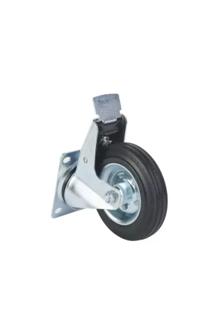 Колесо поворотное усиленное резина SRCB 63 160 мм с тормозом 1027197 купить в Тюмени