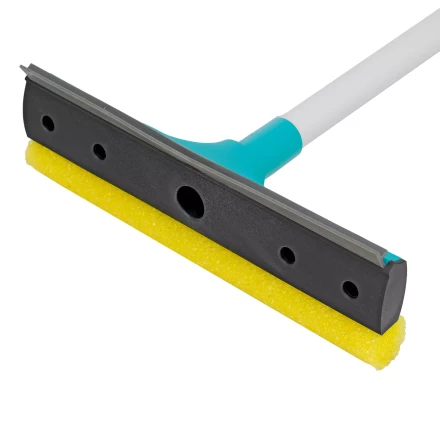 Щетка-окномойка с водосгоном, пластиковый черенок, 430х220 мм, Home Palisad 93590 купить в Тюмени