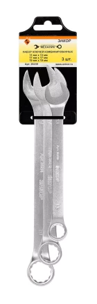 Набор ключей комбинированных 3 шт. Энкор 26239 26239 купить в Тюмени