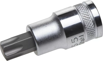 Торцовая бита-головка KRAFTOOL &quot;INDUSTRIE QUALITAT&quot;, материал S2, TORX, сатинированная, 1/2&quot;, Т55 27905-55_z01 купить в Тюмени