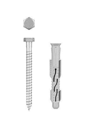 ЗУБР ФД-П 10 x 80 мм, фасадный дюбель, нейлон/цинк, 50 шт (301475-080) купить в Тюмени
