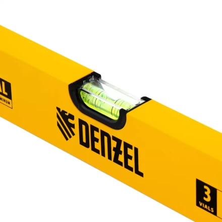 Уровень алюминиевый, 1500 мм, фрезерованный, 3 глазка Denzel 33685 купить в Тюмени