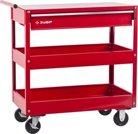 Тележка инструментальная ЗУБР &quot;МАСТЕР&quot;, 1 ящик + 2 полки, 737х383х785мм 38912 купить в Тюмени