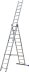 Лестница ЗУБР универсальная, трехсекционная со стабилизатором, 11 ступеней 38831-11 купить в Тюмени