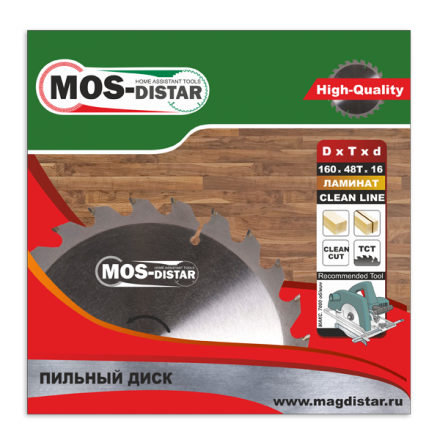 Пильный диск MOS-DISTAR (Cтандарт) ламинат PSL1604832 купить в Тюмени
