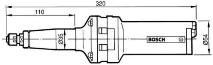 Шлифмашина BOSCH ПШМ пневматическая купить в Тюмени