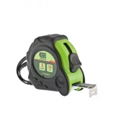 Рулетка Графит, обрезиненный корпус, амортизатор, 3 м х 16 мм СИБРТЕХ 32530