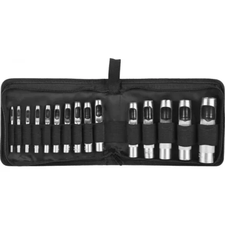 Набор ЗУБР &quot;МАСТЕР&quot;: Пробойники для кожи, 3-25мм, 15шт 22949-H15 купить в Тюмени