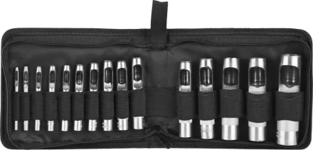 Набор ЗУБР &quot;МАСТЕР&quot;: Пробойники для кожи, 3-25мм, 15шт 22949-H15 купить в Тюмени