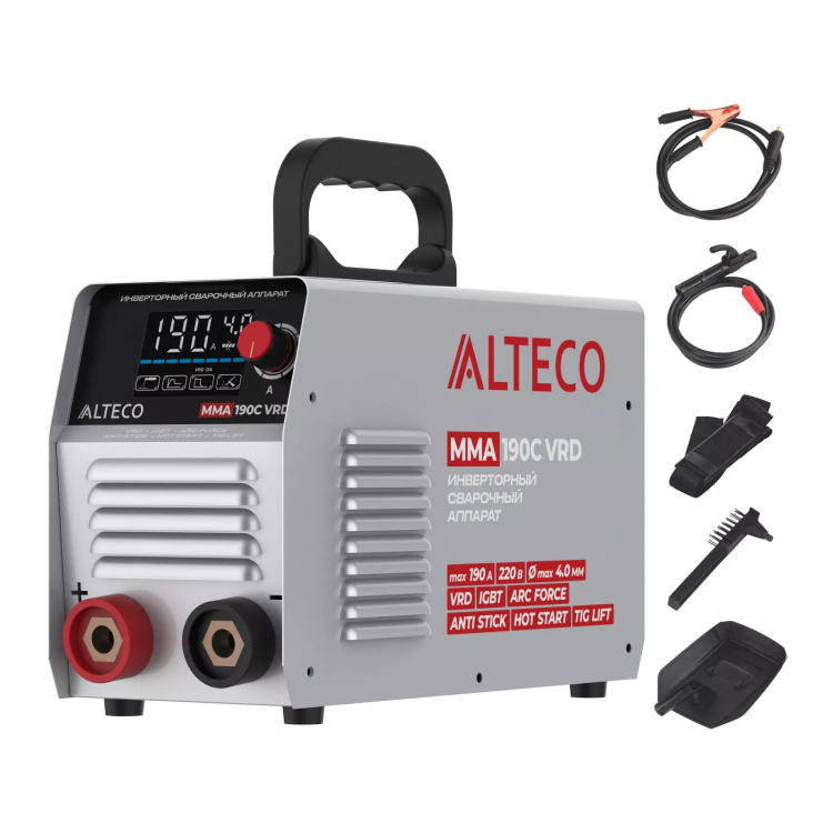 Инверторный сварочный аппарат ALTECO MMA 190C VRD 70221 купить в Тюмени