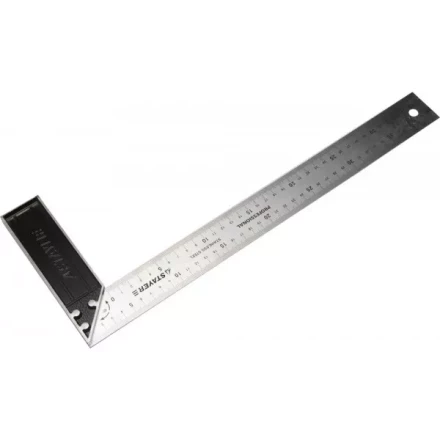 Угольник STAYER &quot;PROFI&quot; столярный, гравированная шкала, нержавеющее полотно 37мм, 400мм 3431-40_z01 купить в Тюмени