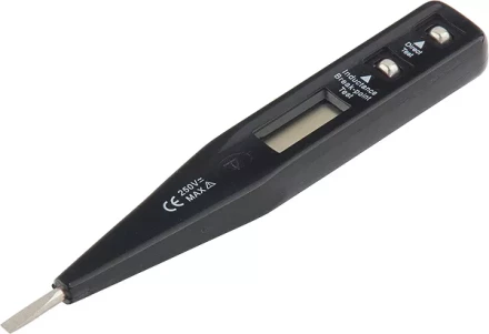 Тестер напряжения 12–220 В жидкокристаллический дисплей SPARTA 130805 купить в Тюмени