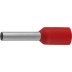 Наконечник СВЕТОЗАР штыревой, изолированный, для многожильного кабеля, красный, 1,0 мм2, 25шт 49400-10 купить в Тюмени