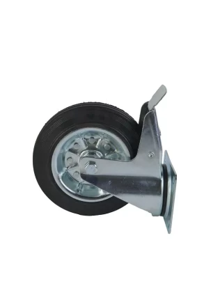 Колесо поворотное усиленное резина SRCB 80 200 мм с тормозом 1027198 купить в Тюмени