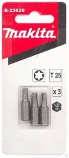 Биты Makita Тоrх Т25 25мм 3шт (B-23628) купить в Тюмени