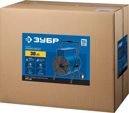 Пушка тепловая круглый корпус ЗТП-30 серия ПРОФЕССИОНАЛ купить в Тюмени