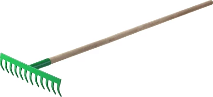 Грабли РОСТОК садовые с черенком, 12 прямых зубцов 421901-12 купить в Тюмени