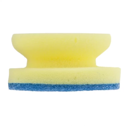 Губки для посуды c тефлоновым покрытием круглые d 95х50 мм 2 шт в картоне ТМ Elfe 92361 купить в Тюмени