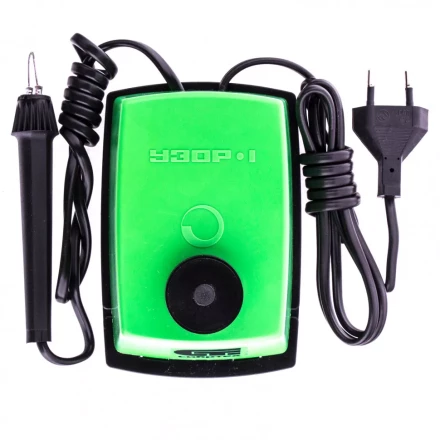 Электроприбор для выжигания по дереву &quot;Узор 1&quot; с подставкой запасная игла 5 проекций Сибртех. 91304 купить в Тюмени