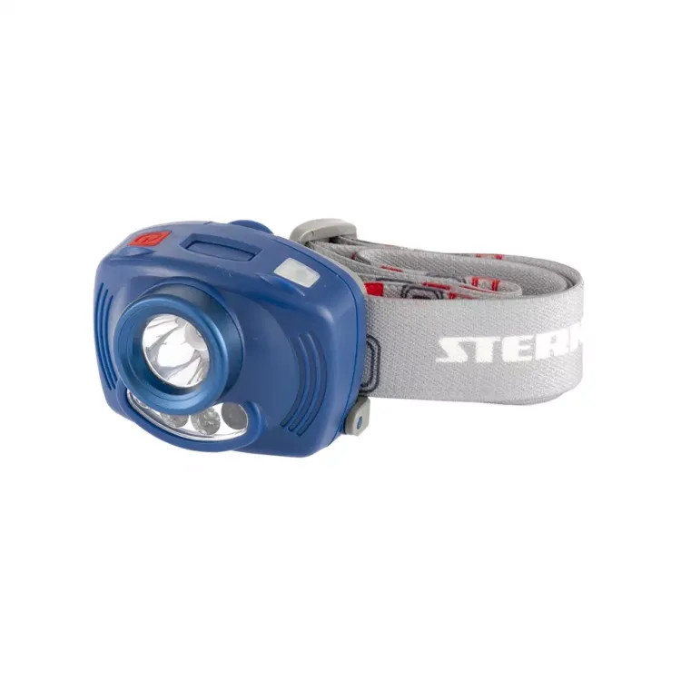 Фонарь налобный Extreme ABS 3 режима ИК сенсор CREE XP-E LED 3 Вт 120 Лм + 2 red 8 ч 3хААА Stern 90566 купить в Тюмени