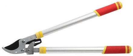 Сучкорез GRINDA с тефлоновым покрытием, алюминиевые телескопические ручки, двухрычажный храповый механизм, 700-980мм 8-424391_z01 купить в Тюмени