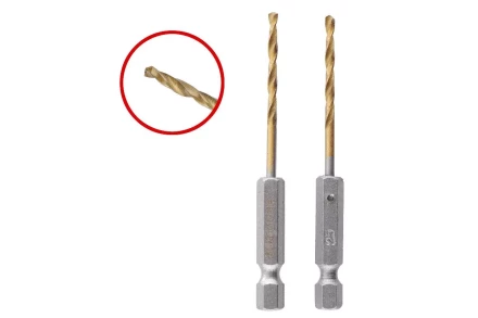 Сверло по металлу HAMMER Ф2.5х77мм (202-802 DR MT 2шт.) купить в Тюмени